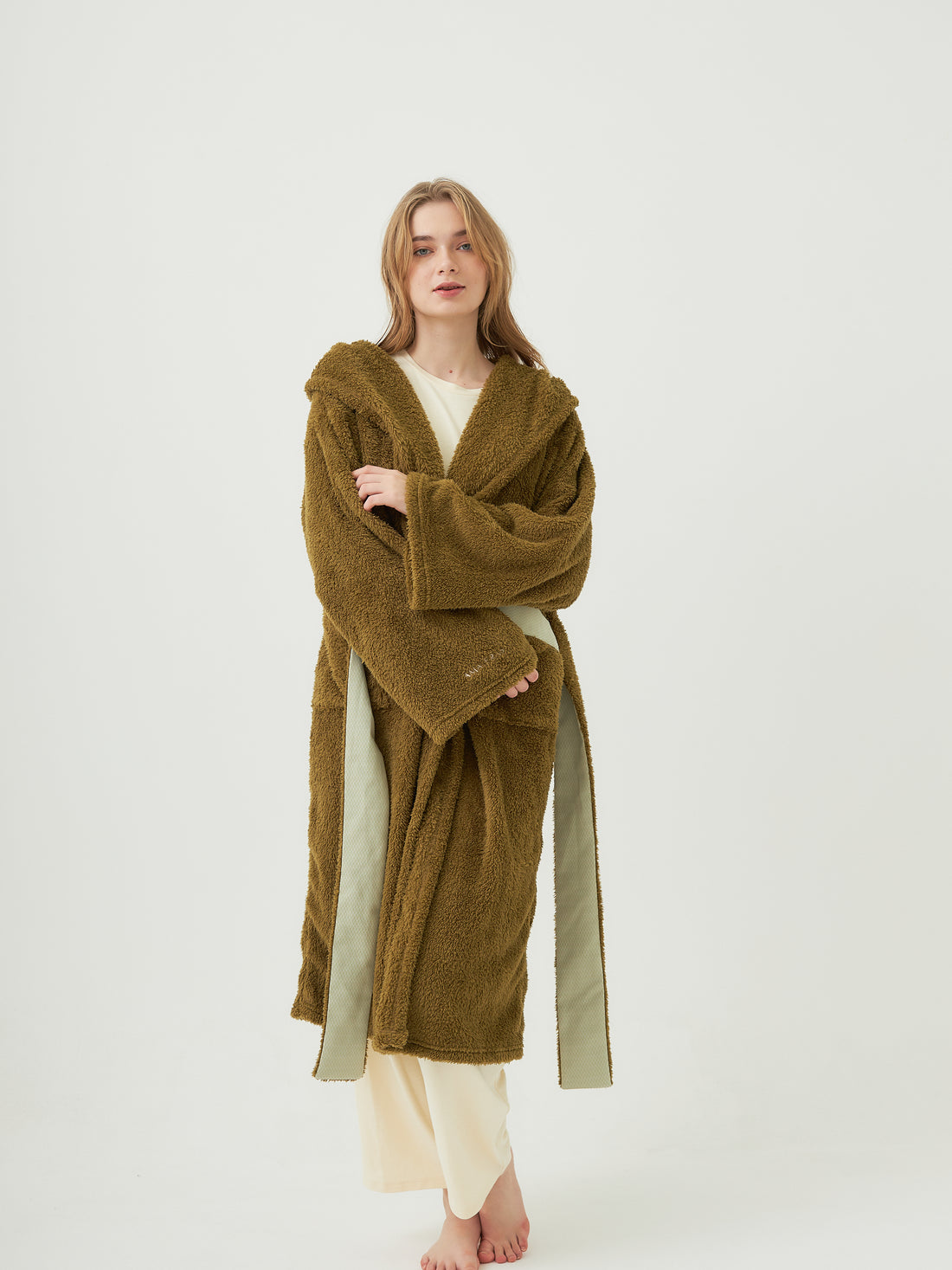 lightweight luxe fur robe