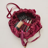 velour makeup pouch