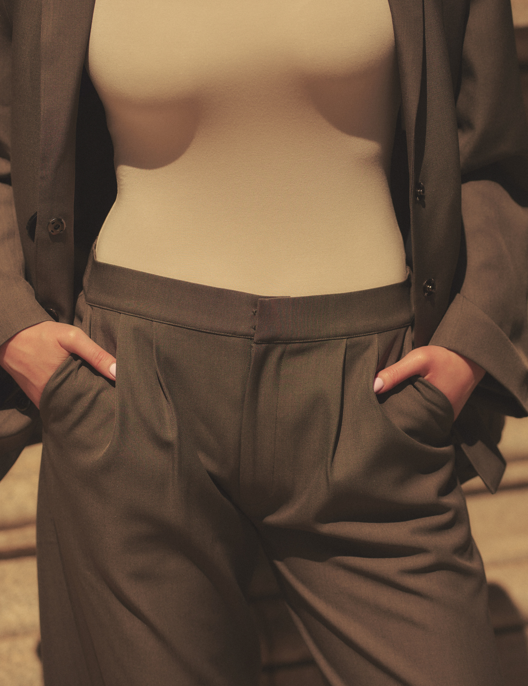 Urban Elegance Style Up Pants / 薄墨(gray)