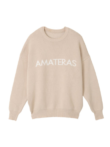 logo comfort knit sweater