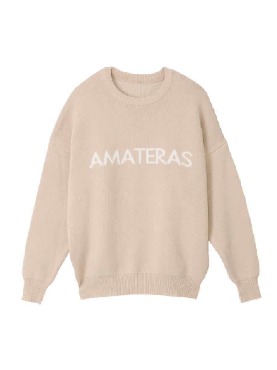 logo comfort knit sweater