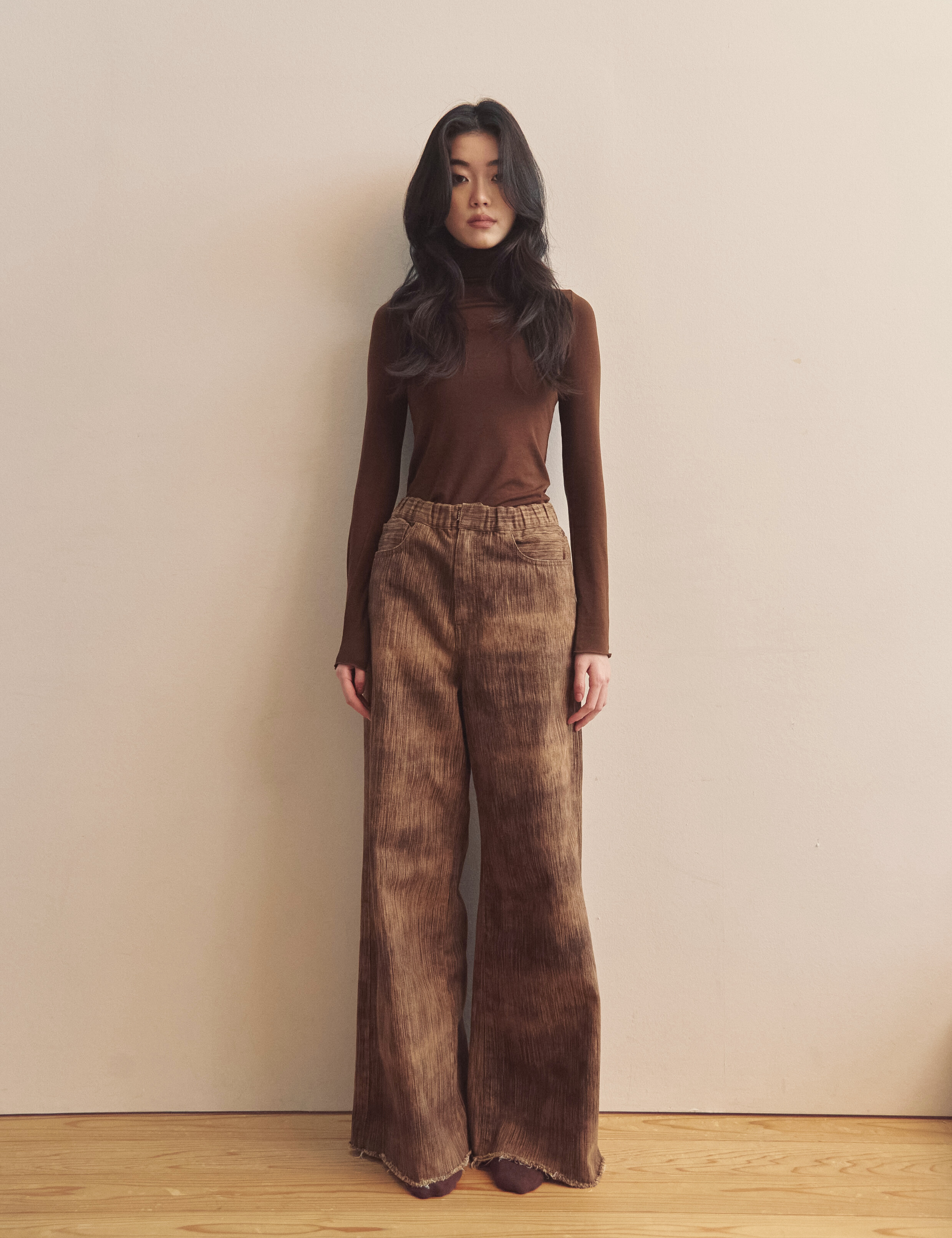 OKAYAMA DENIM×AMATERAS Legacy Denim / 雀(brown)