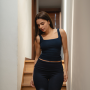 AuraFit Elegant Padded Tank / 濃藍(navy)