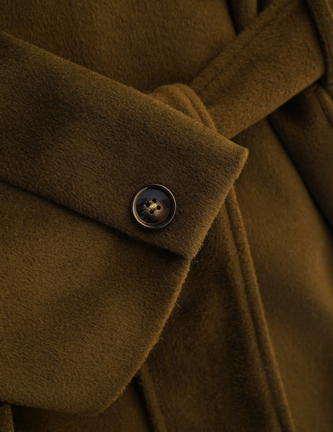 【11月中旬発送】Elegant Kimono Long Coat / 抹茶色(matcha)