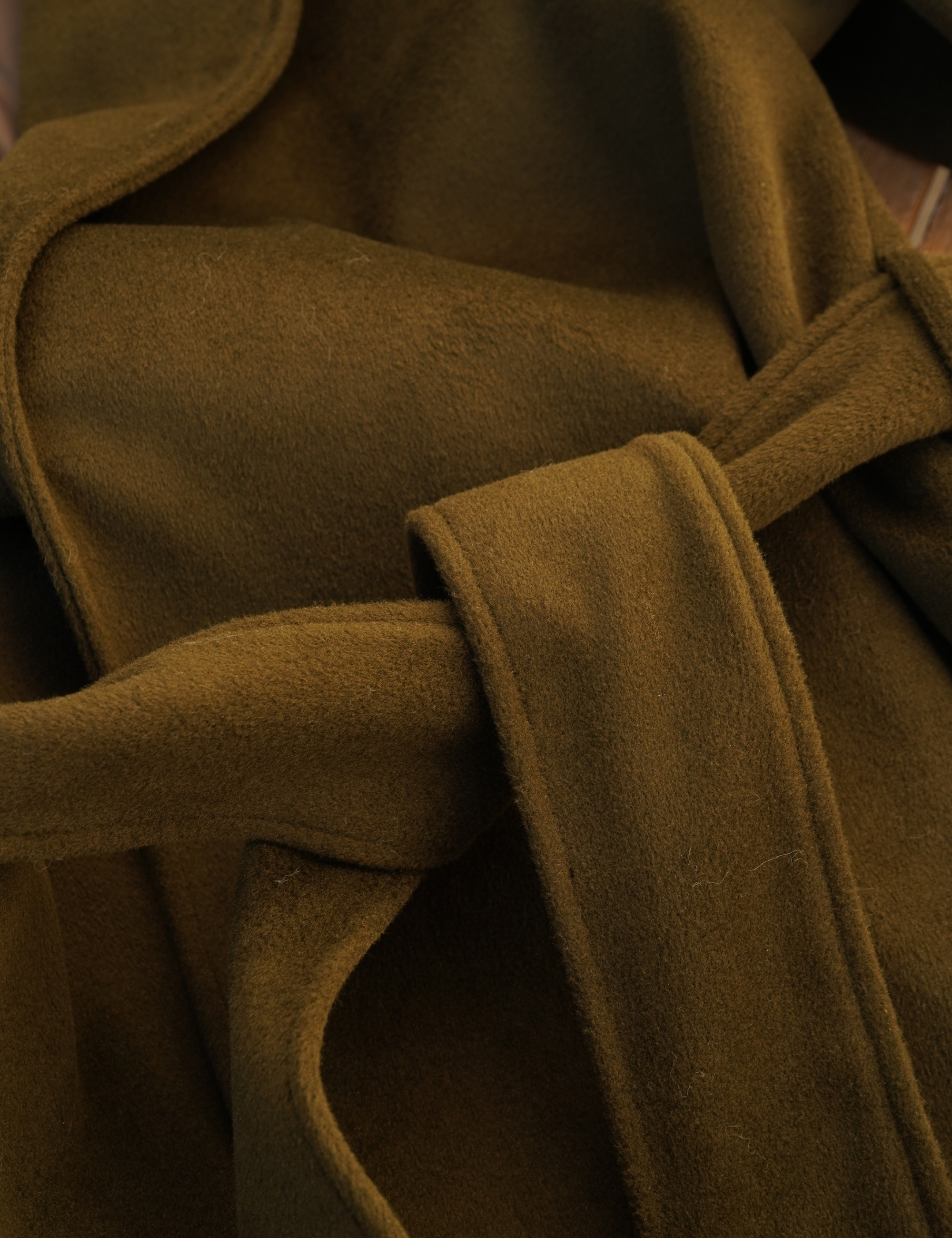 【11月中旬発送】Elegant Kimono Long Coat / 抹茶色(matcha)