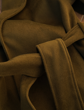 【11月中旬発送】Elegant Kimono Long Coat / 抹茶色(matcha)