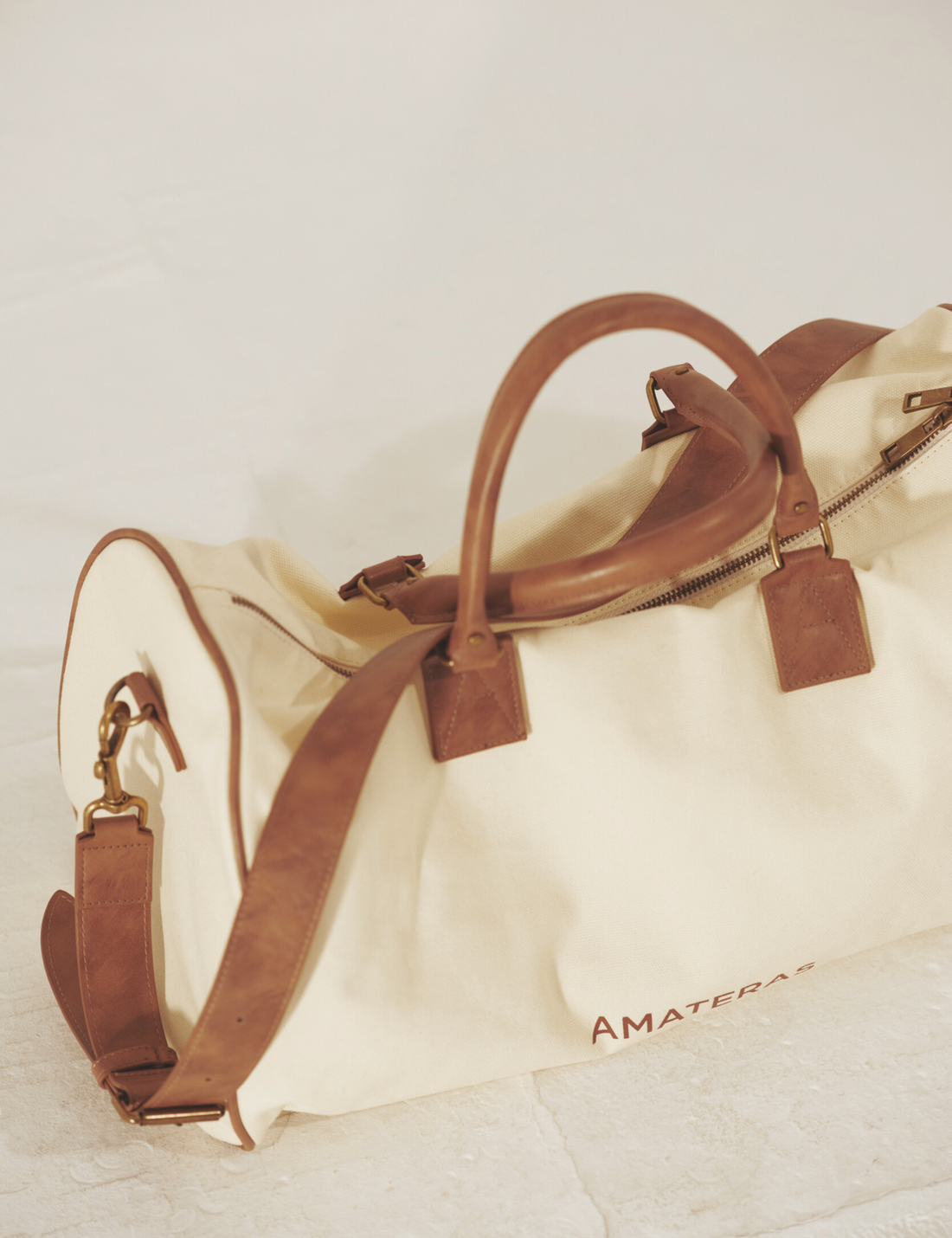 Luxe Elegant Boston Bag / 胡粉(off white)