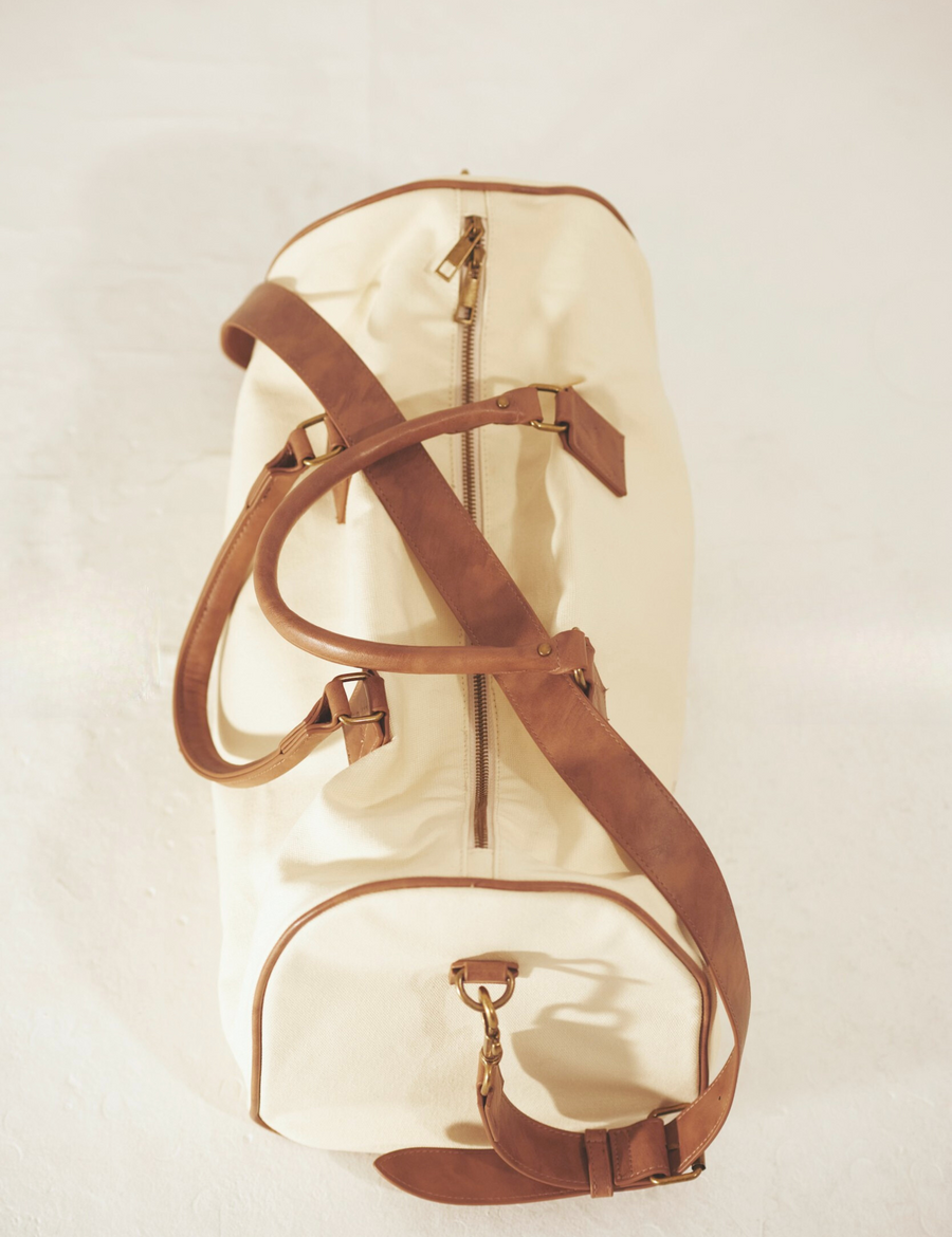 Luxe Elegant Boston Bag / 胡粉(off white)