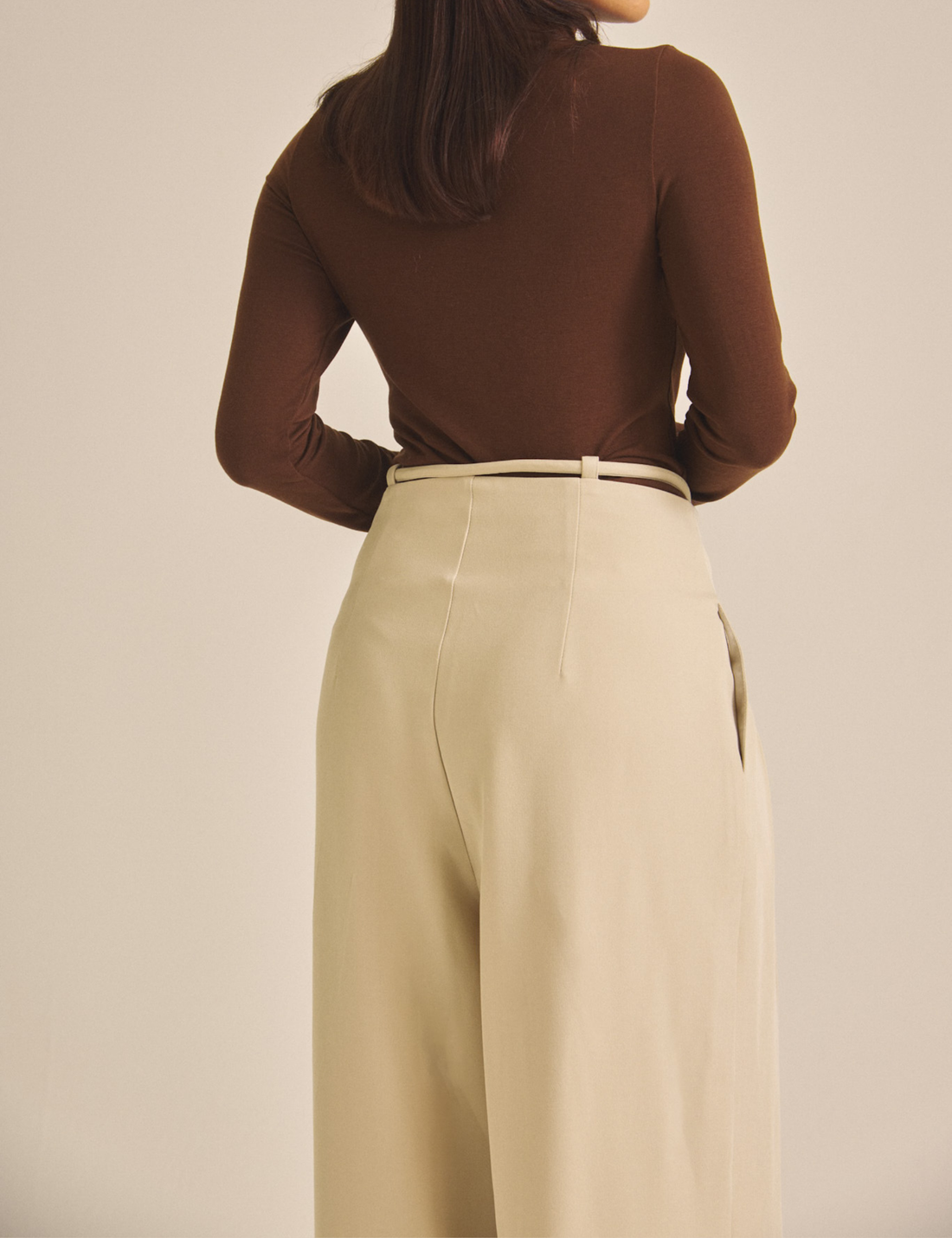 【COMING SOON】Chic Comfort Slacks / 白花(ivory)
