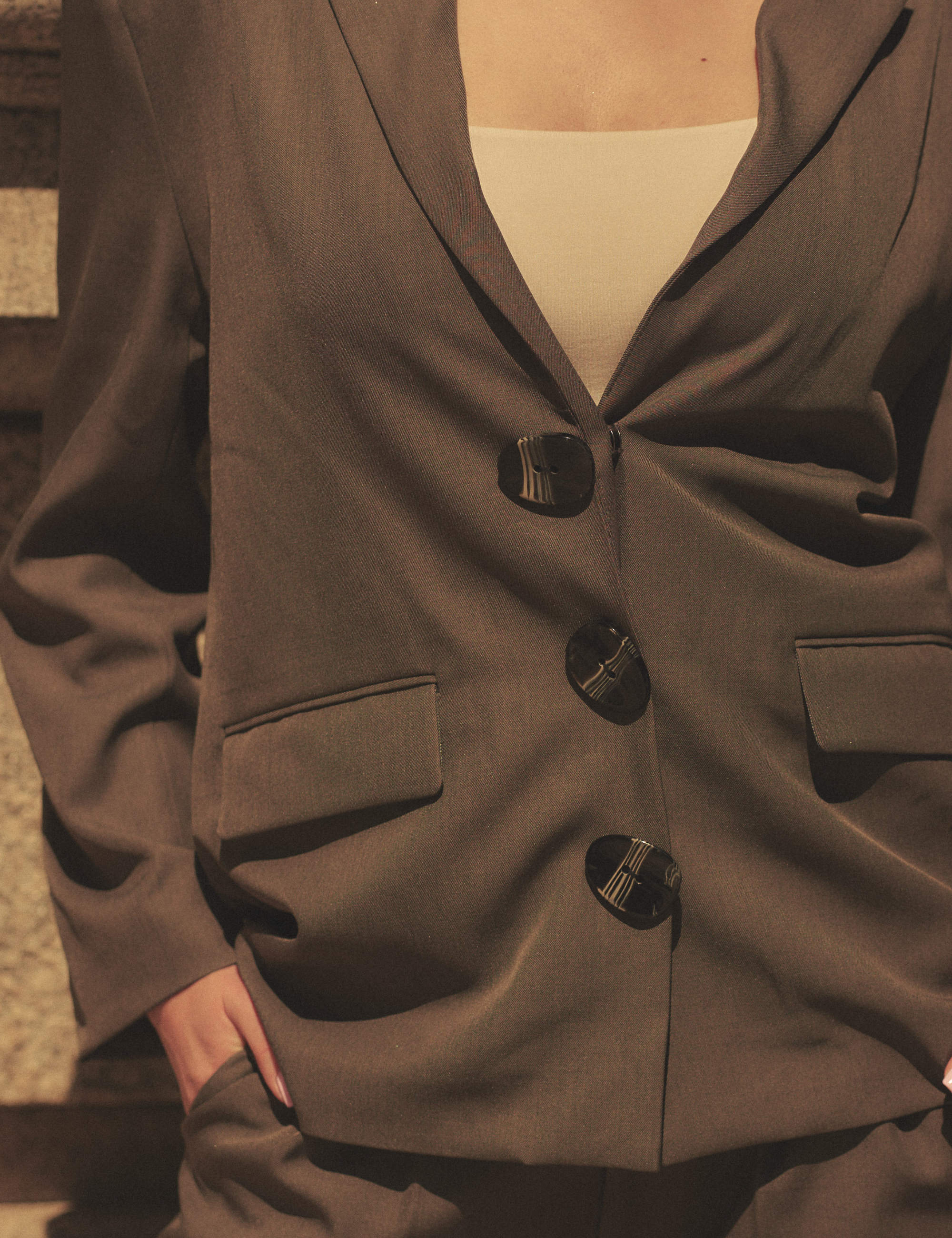 Urban Frame Stone Blazer / 薄墨(gray)