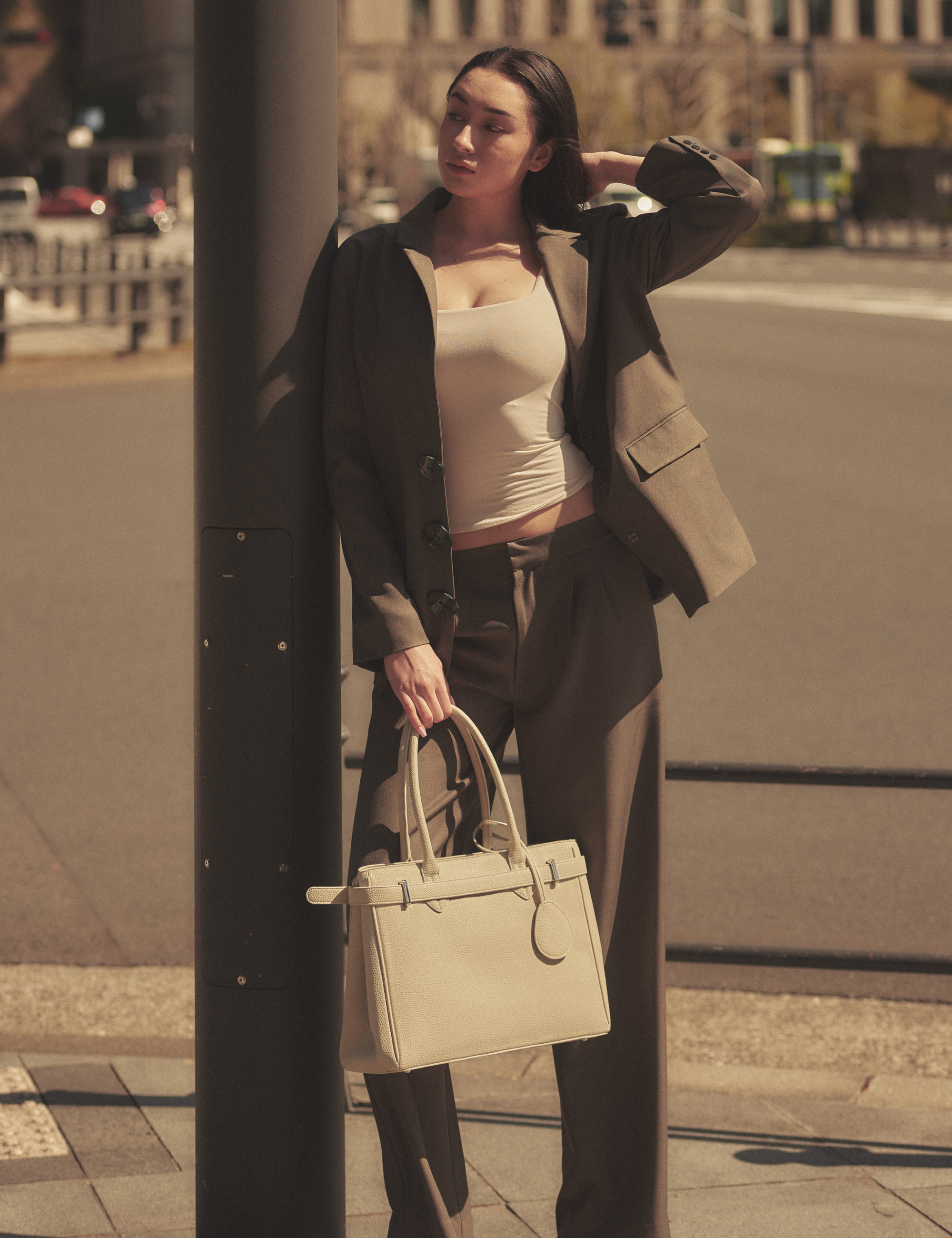 Opulent Classic Bag / 亜麻(sand beige)