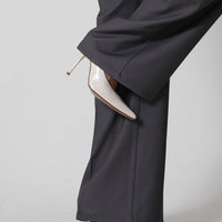 luxe trouser pants / gray
