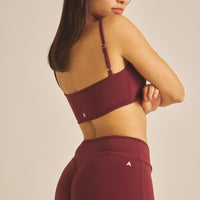 【COMING SOON】Maple Cross Bra / 葡萄茶(burgundy)