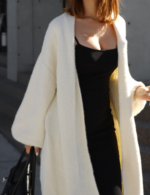 Dreamy×WABISABI style up camisole dress / 墨(black)