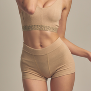 nudy waffle boxer undie / oatmeal