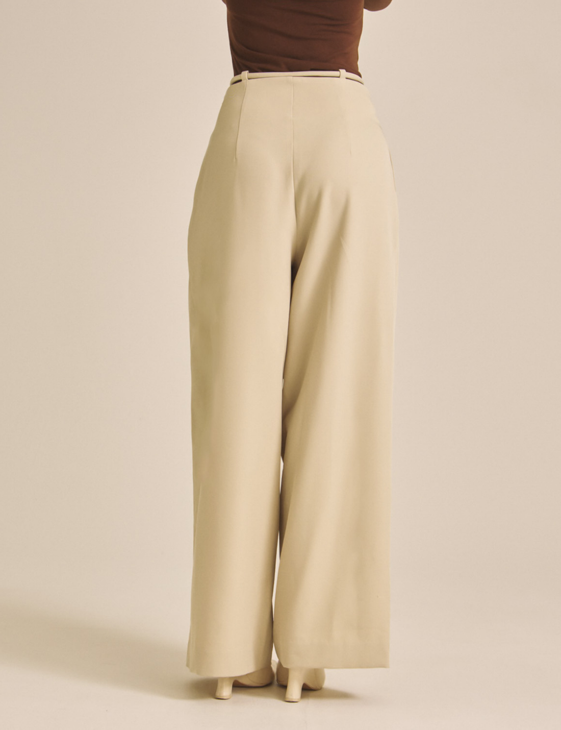 【COMING SOON】Chic Comfort Slacks / 白花(ivory)