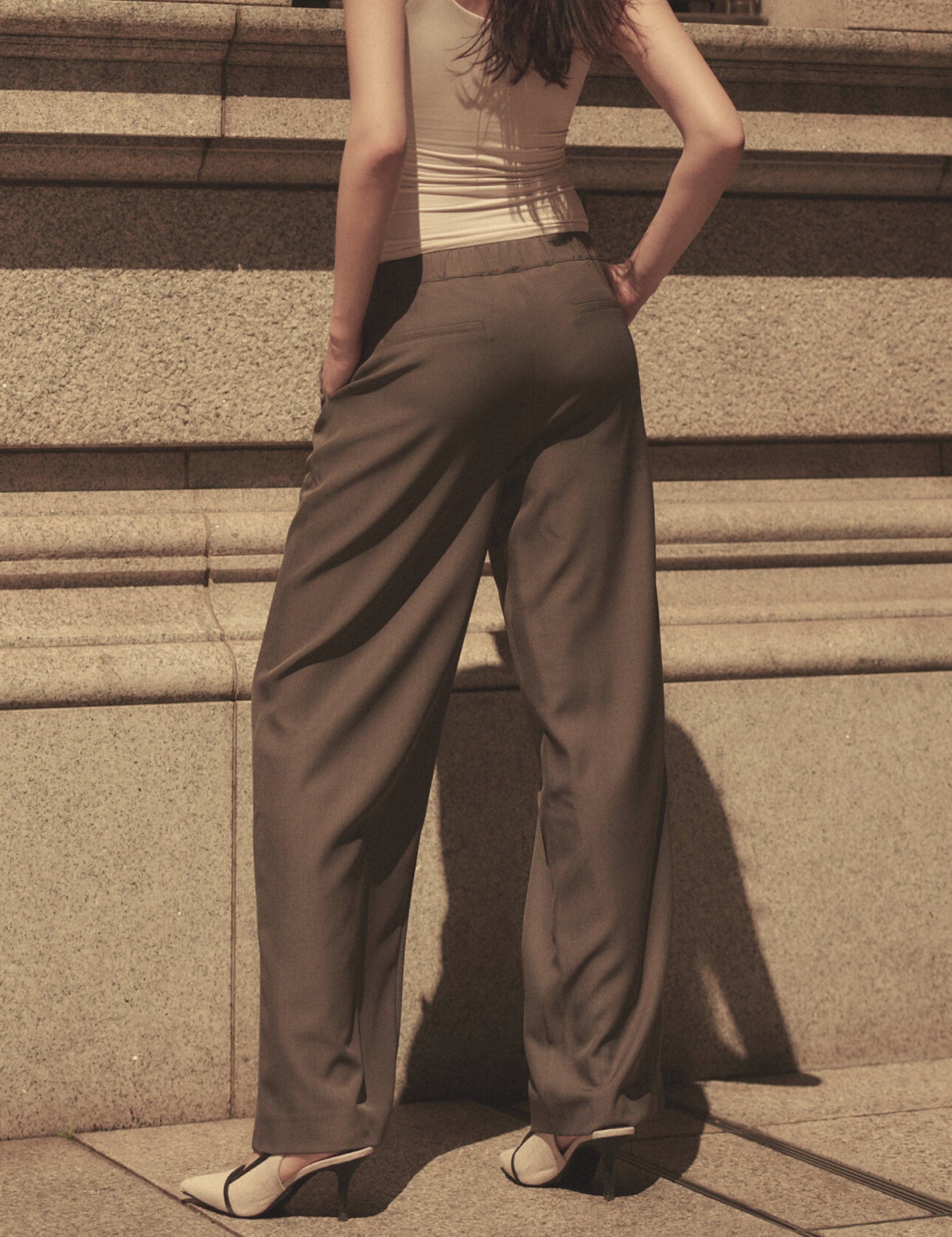 Urban Elegance Style Up Pants / 薄墨(gray)
