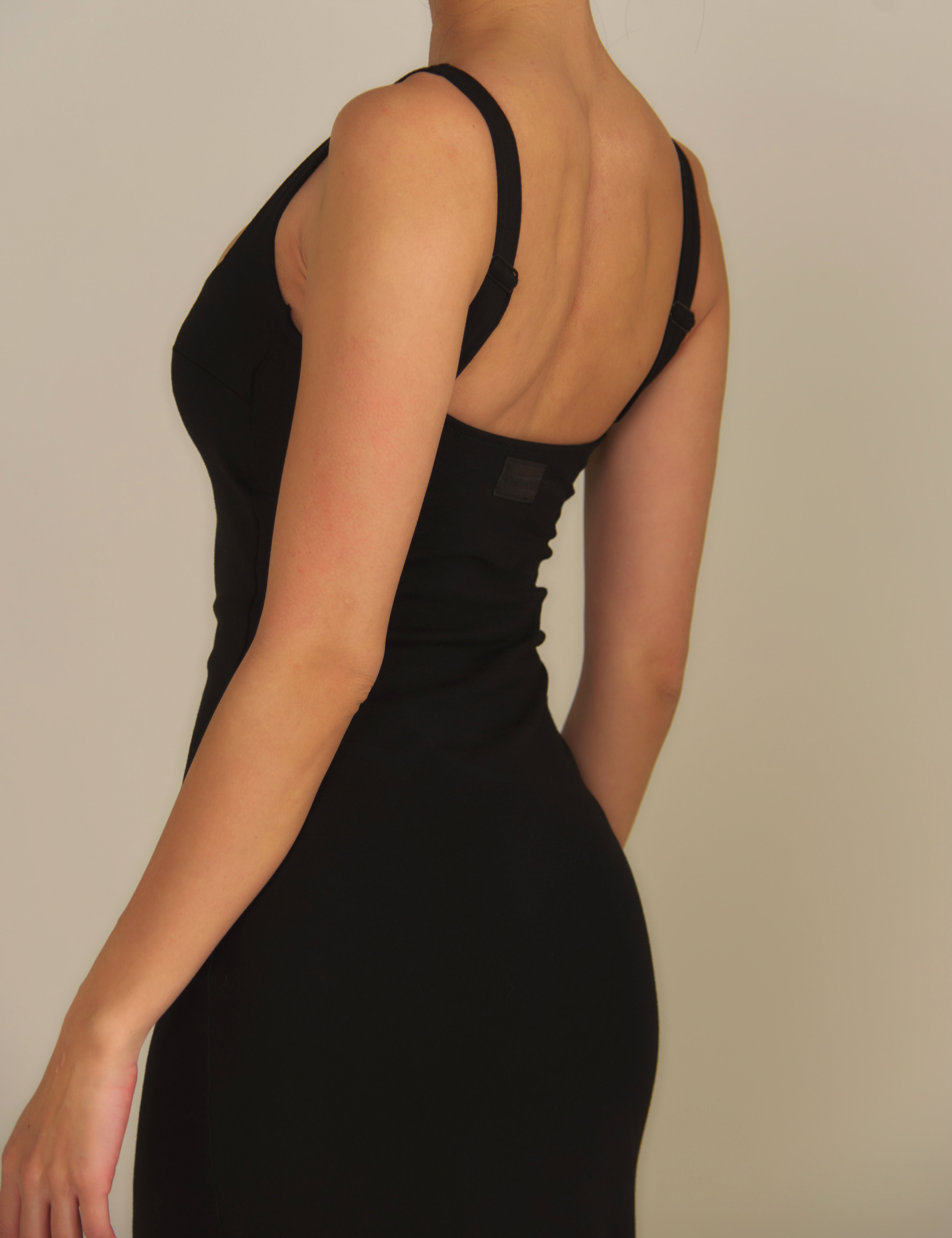 Dreamy Corset Maxi Dress / 墨(black)