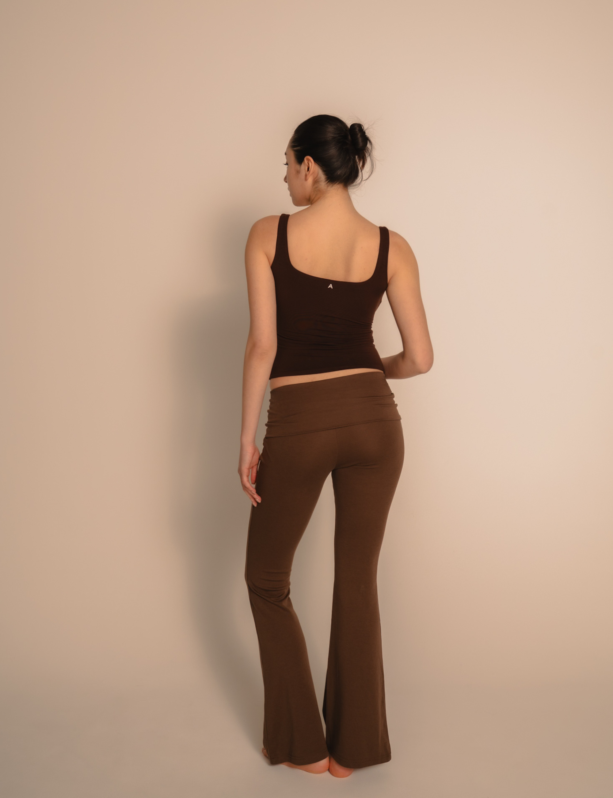 AuraFit Elegant Padded Tank / 枯茶(brown)