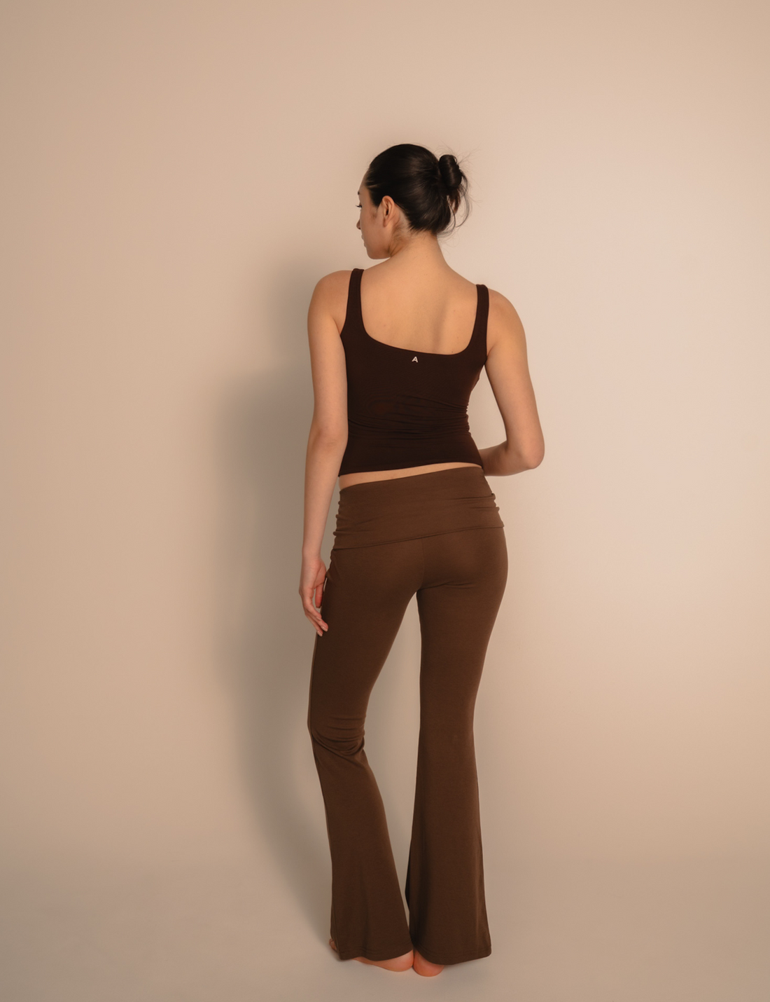 AuraFit Elegant Padded Tank / 枯茶(brown)