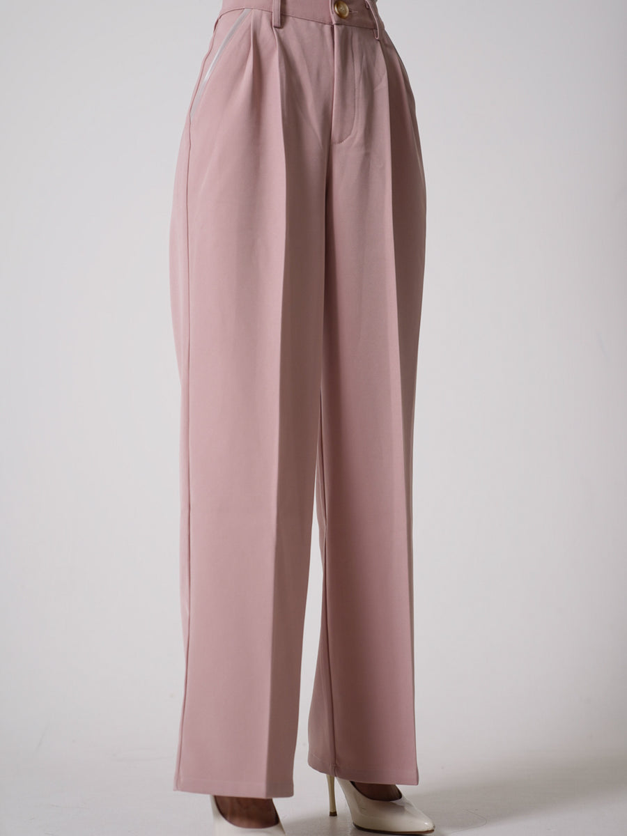 luxe trouser pants / gray