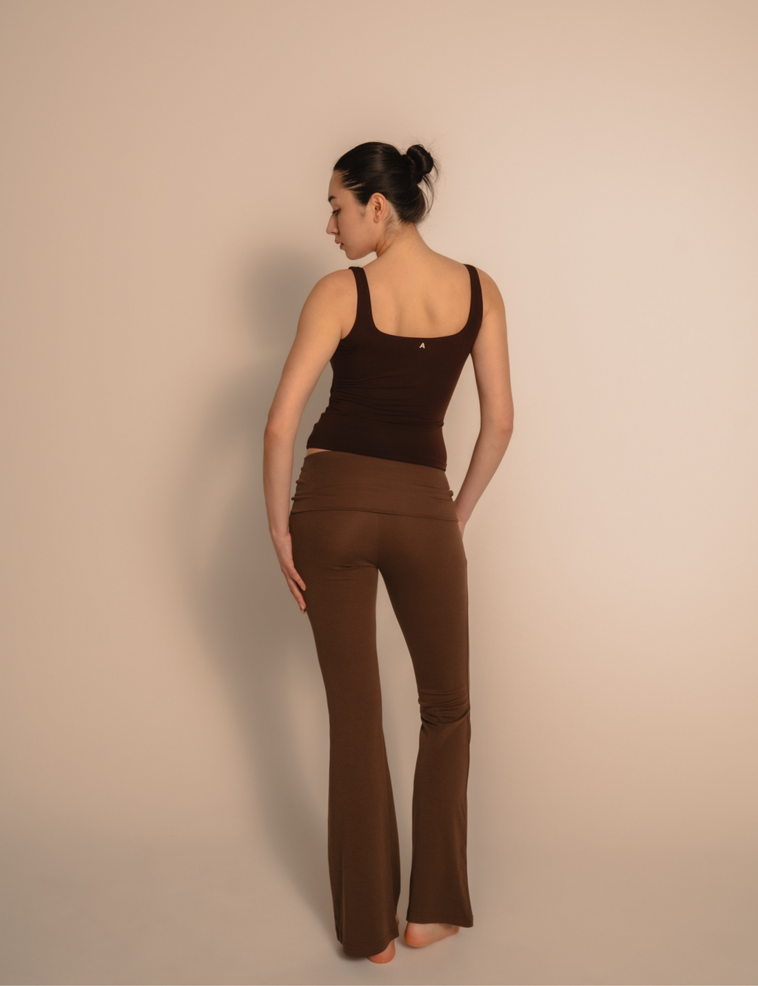 AuraFit Elegant Padded Tank / 枯茶(brown)