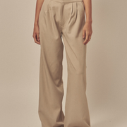 Urban Elegance Style Up Pants / 亜麻(sand beige)