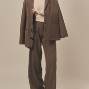Urban Frame Stone Blazer / 薄墨(gray)