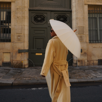 【11月中旬発送】Elegant Kimono Long Coat / 蜂蜜色(yellow)
