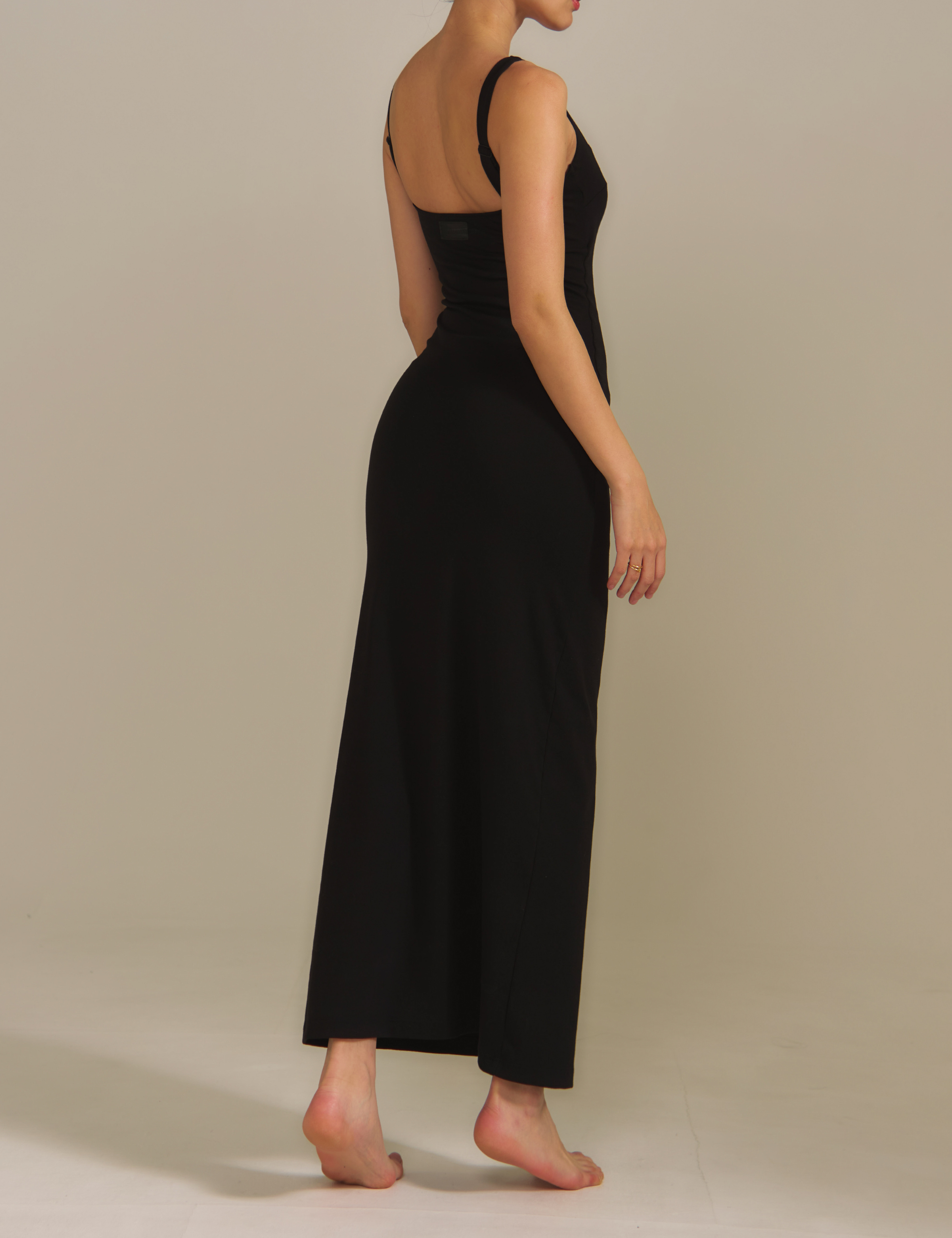 Dreamy Corset Maxi Dress / 墨(black)