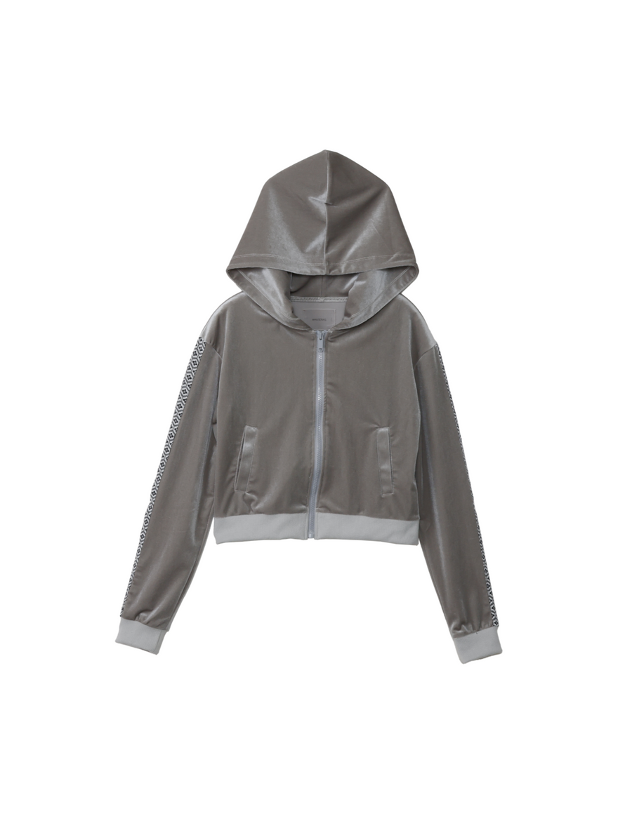 Weekend Velour Jacket / 銀鼠(silver)