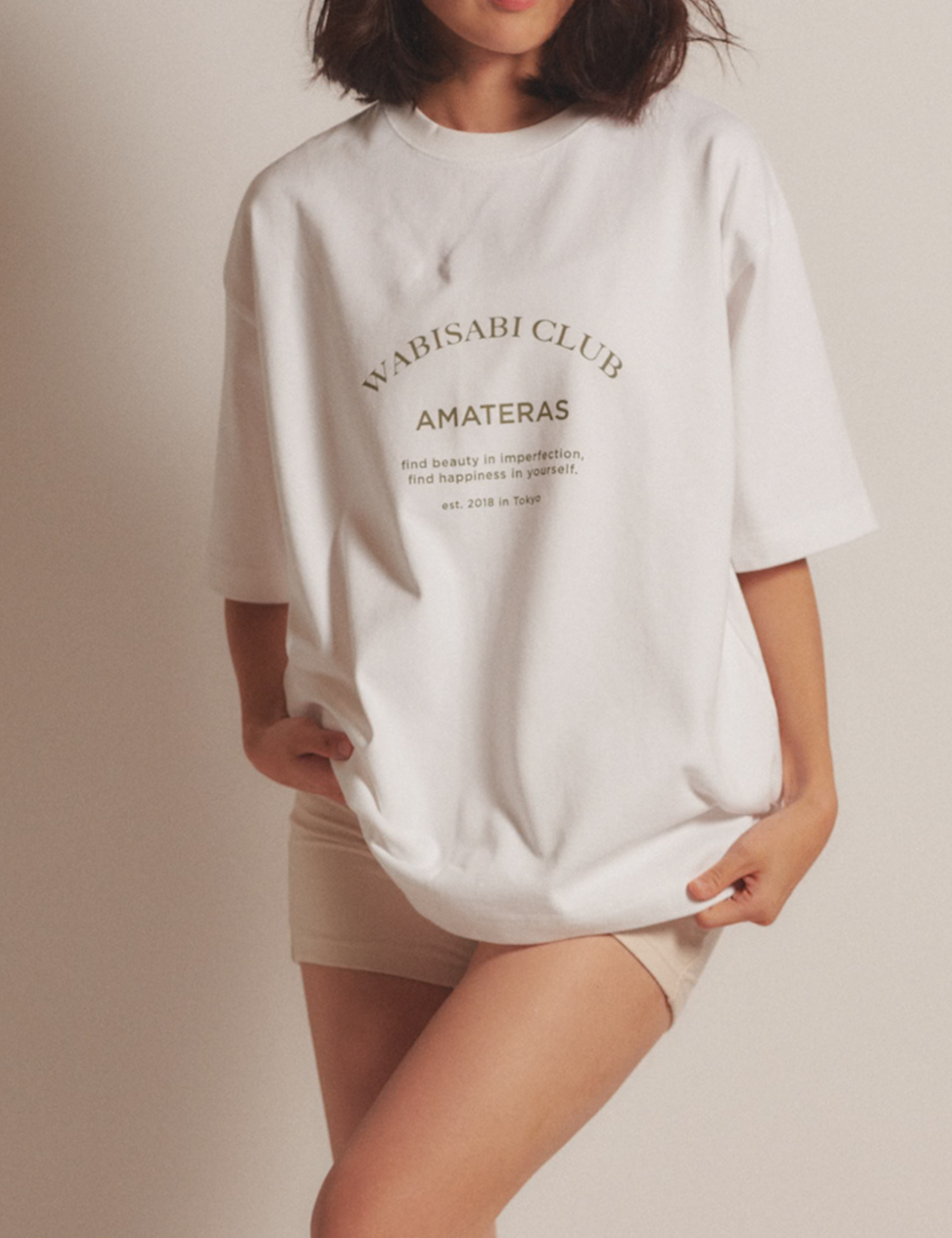 WABISABI Oversized Everyday Tshirt / 胡粉(off white)