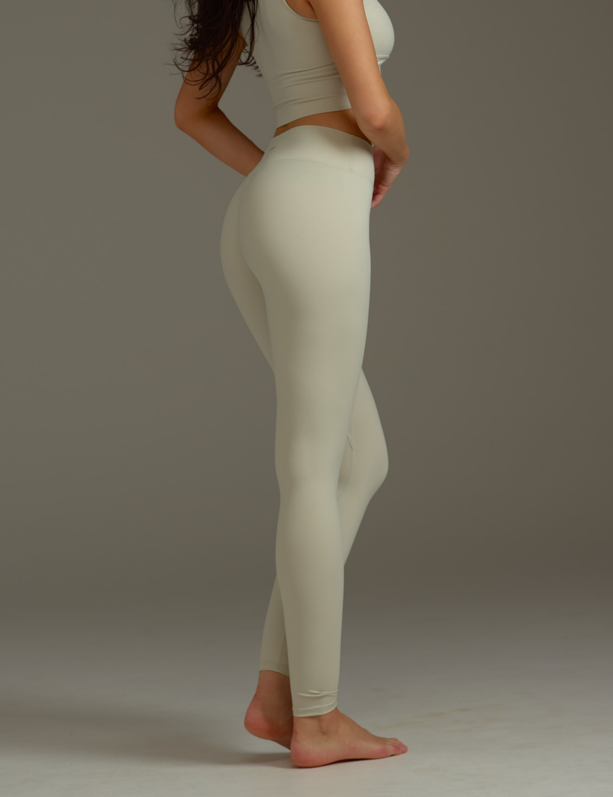 Zen Flow Scrunch Leggings / Vanilla