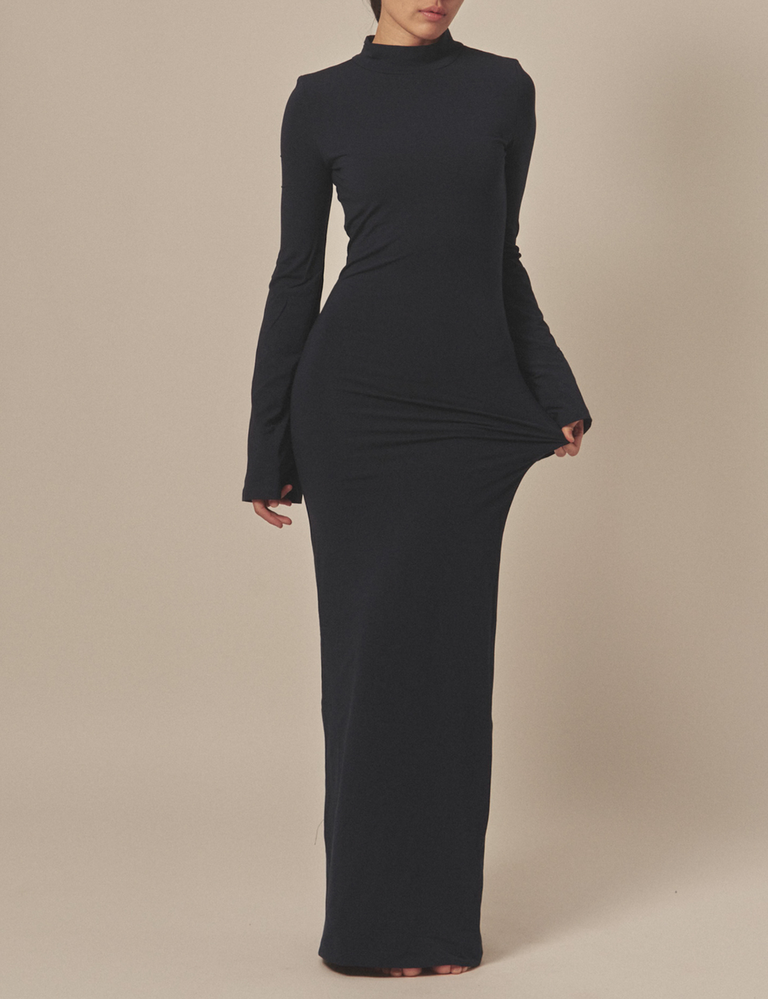 AuraFit Padded Maxi Dress / 濃藍(navy)