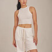 classic breeze shorts / gofun(white)
