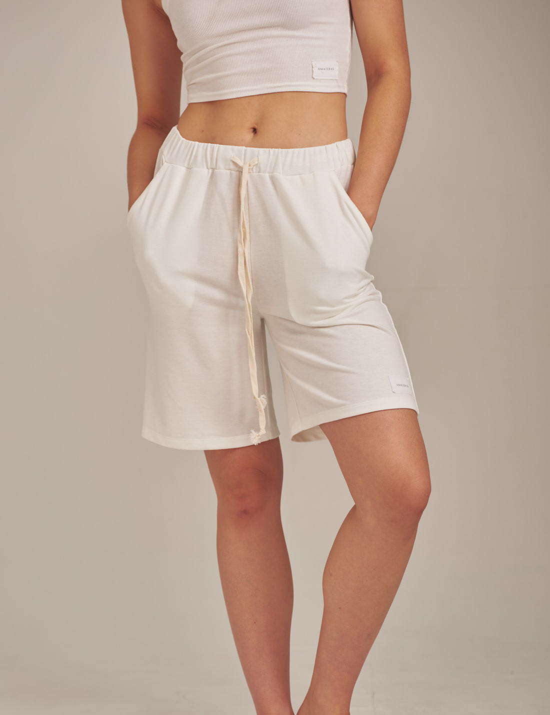 classic go-to tank / gofun(white)