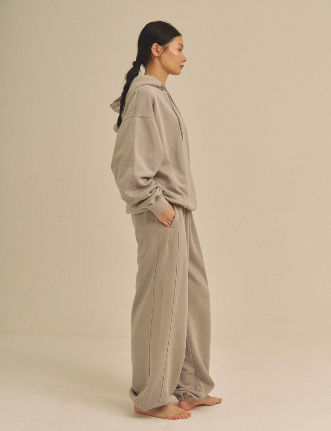 City Ease Pullover Top / 薄墨(gray)