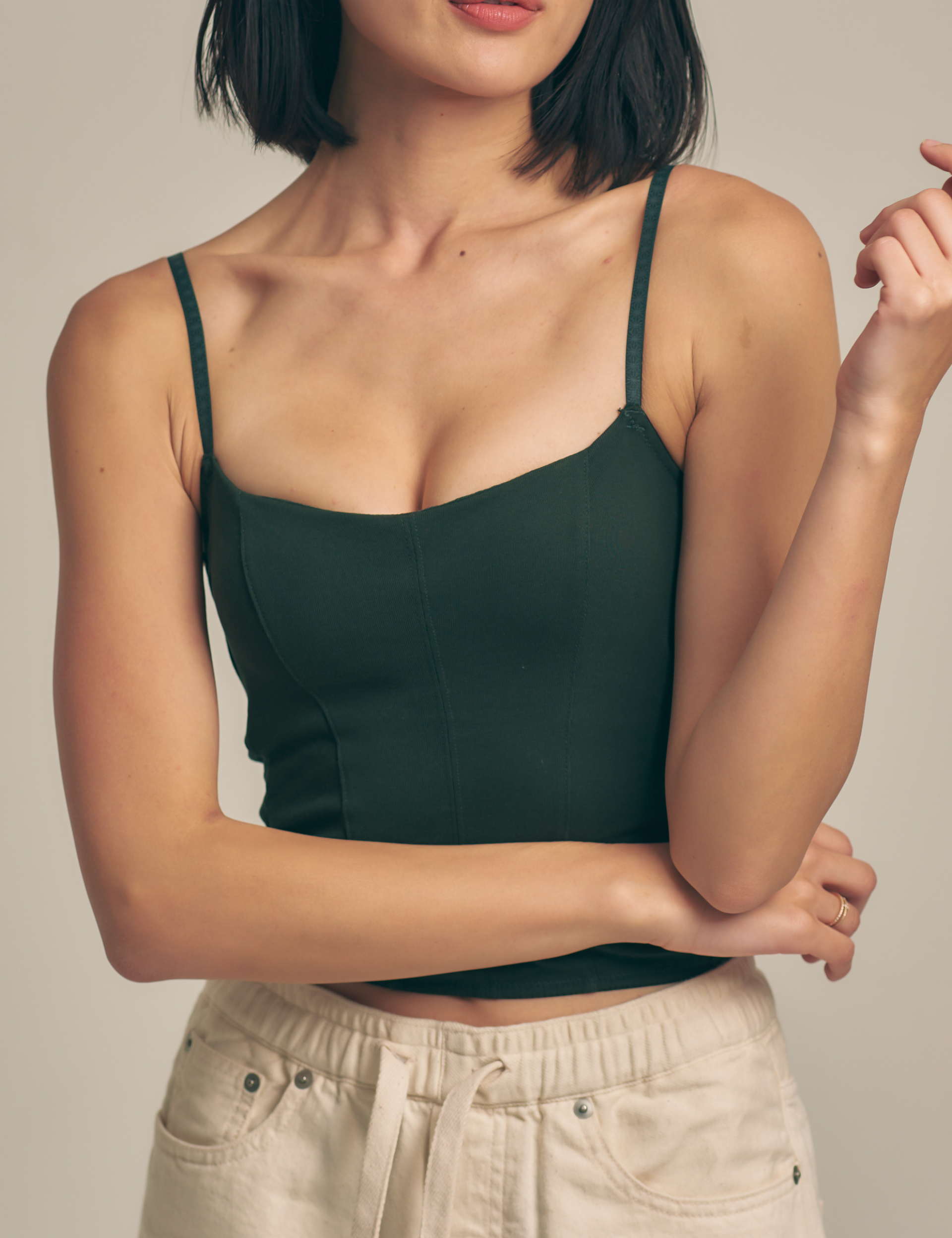 【3枚セット】AMATRAS Dreamy Camisole Dreamy Camisole / 深緑(dark green) – AMATERASJAPAN