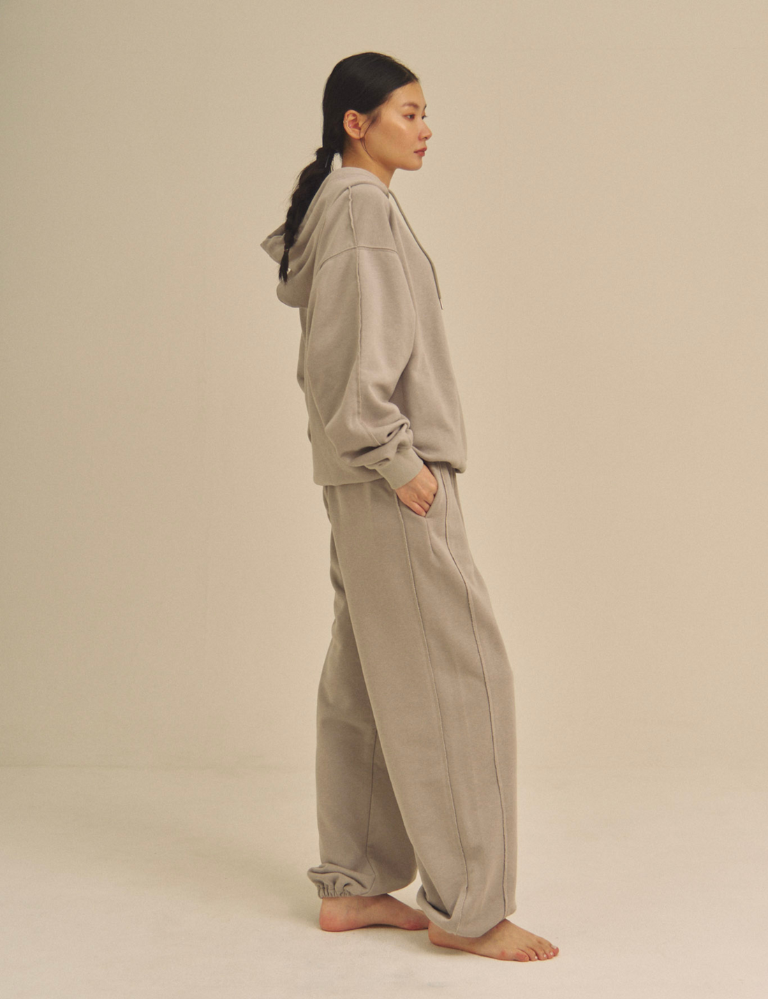 City Ease Pullover Top / 薄墨(gray)