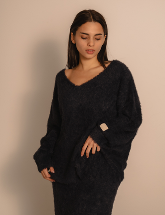 Luxe Touch Knit Sweater / 濃藍(navy)