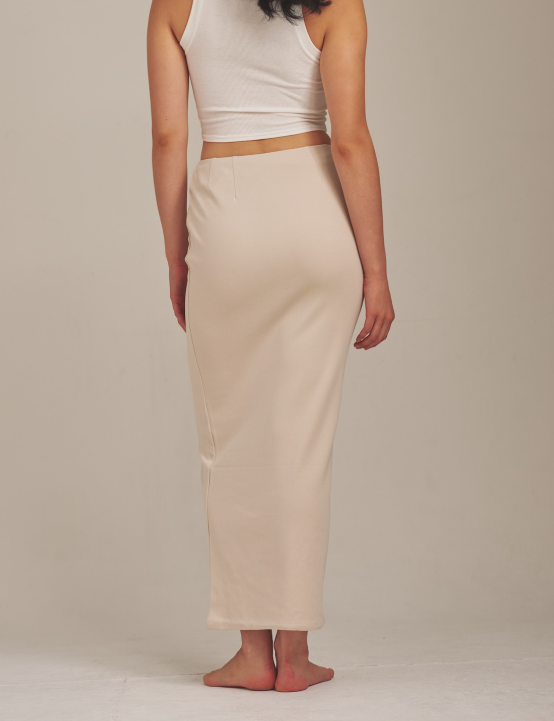 Curve Me Maxi Skirt / Shirahana(ivory)