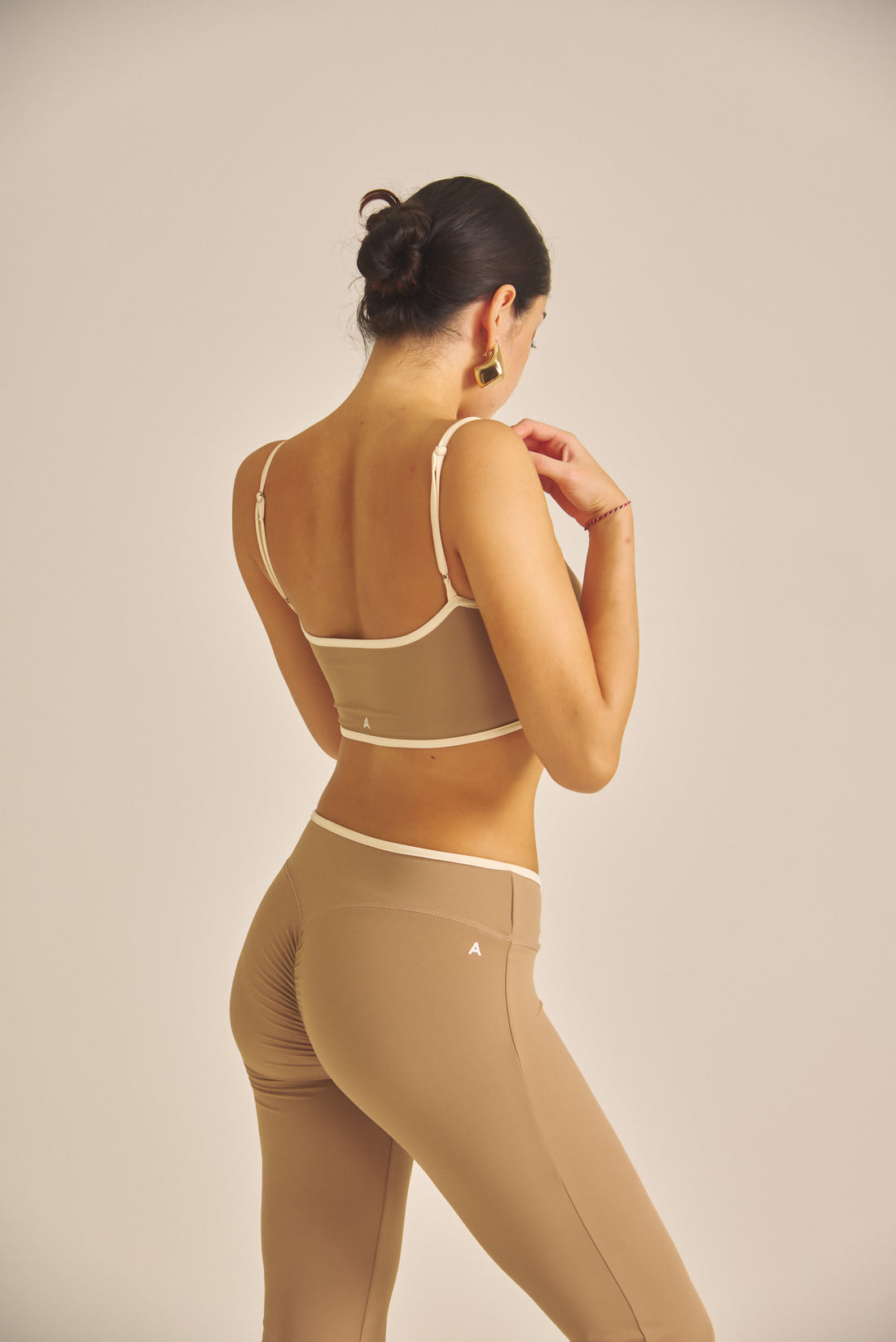 【COMING SOON】Maple Cross Bra / 白茶(beige)