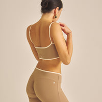 【COMING SOON】Maple Cross Bra / 白茶(beige)