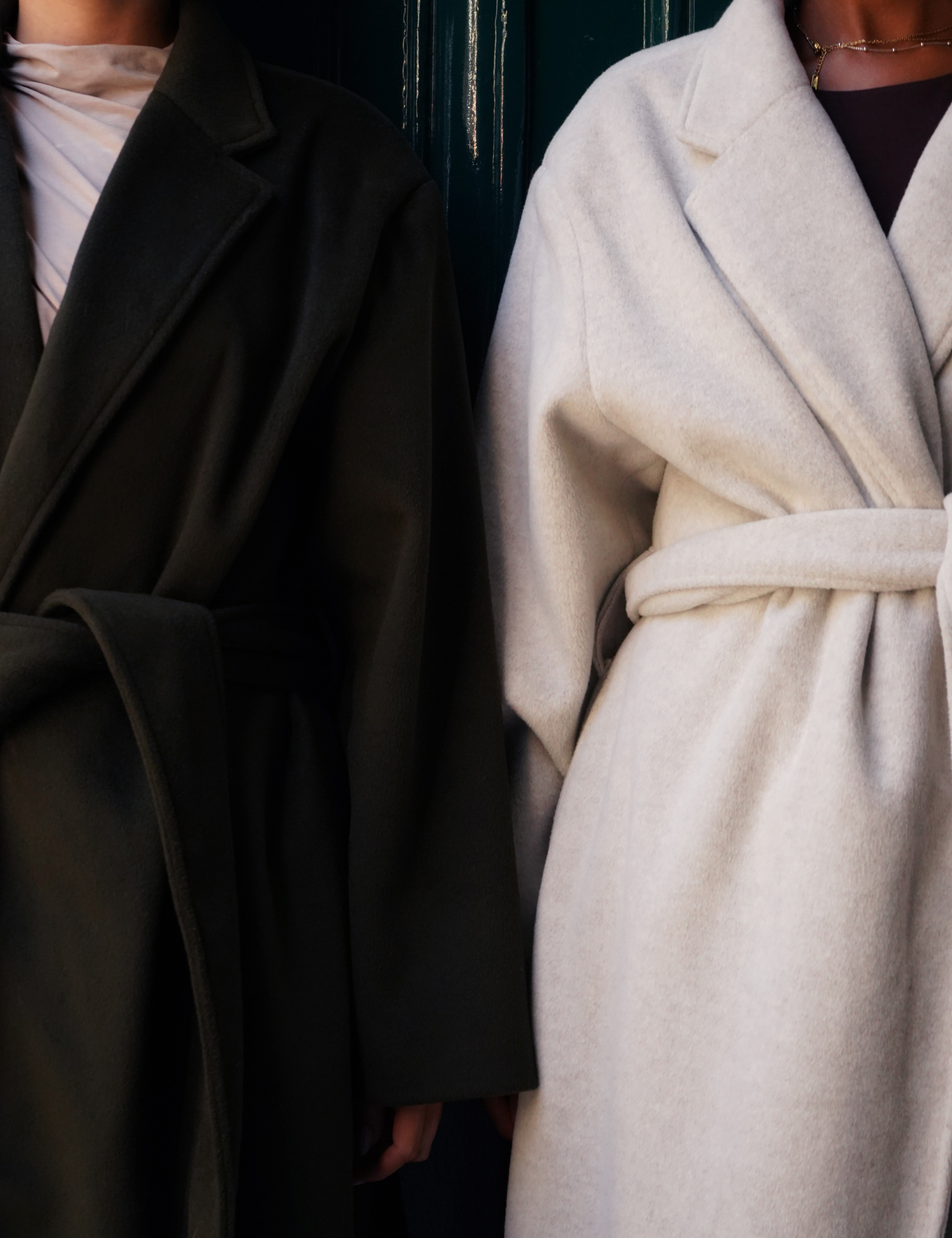 【11月中旬発送】Elegant Kimono Long Coat / 抹茶色(matcha)