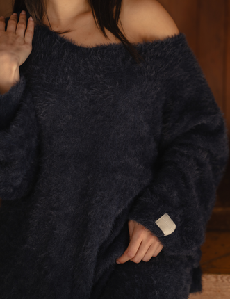 Luxe Touch Knit Sweater / 濃藍(navy)