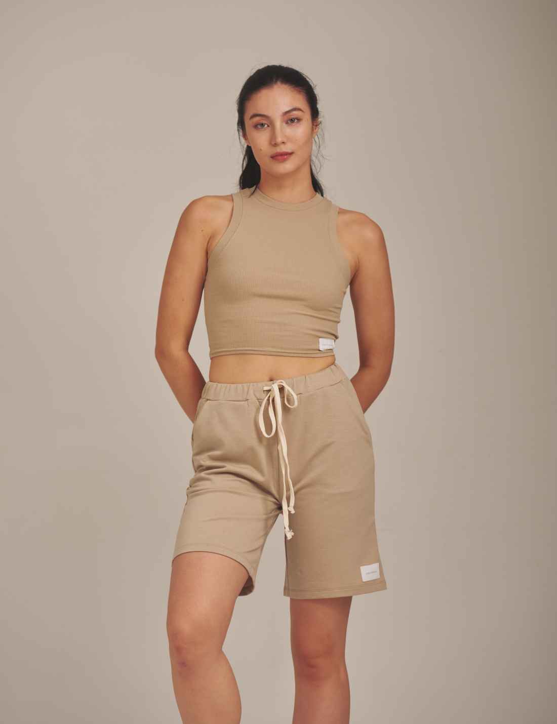 classic go-to tank / flax (beige)