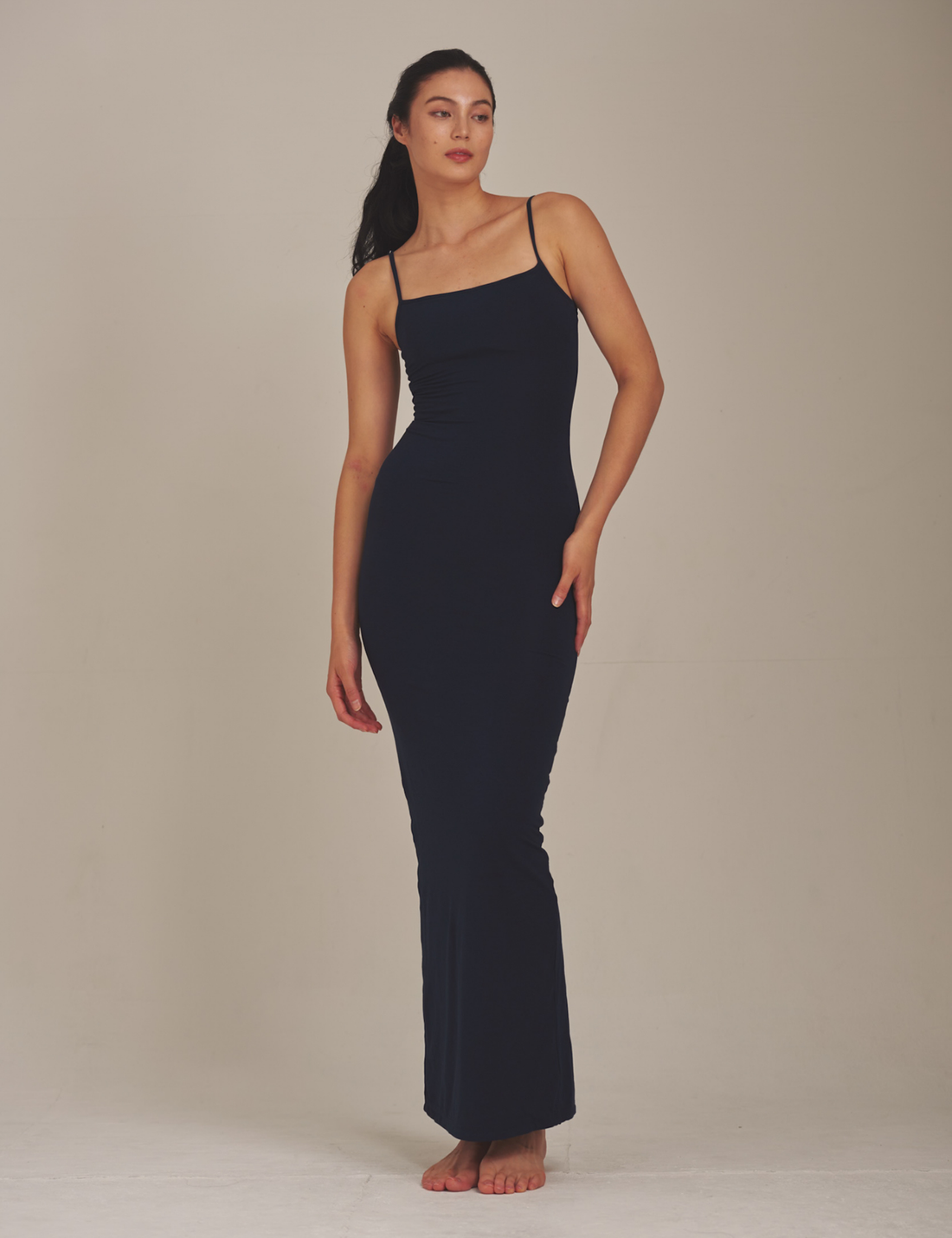 Aura Fit Padded Maxi Camisole Dress / 濃藍(navy)