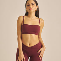 【COMING SOON】Maple Cross Bra / 葡萄茶(burgundy)
