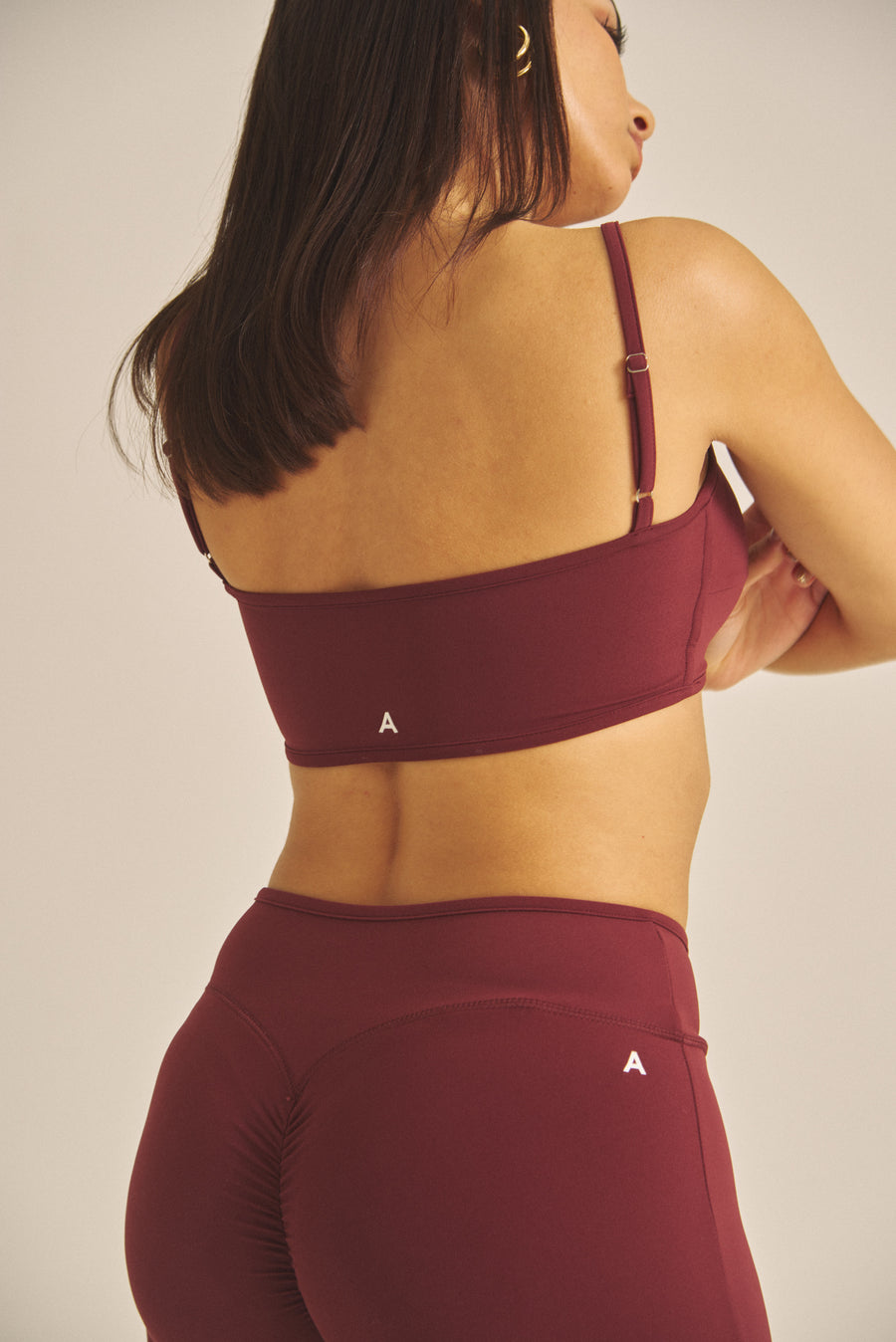 【COMING SOON】Maple Cross Bra / 葡萄茶(burgundy)