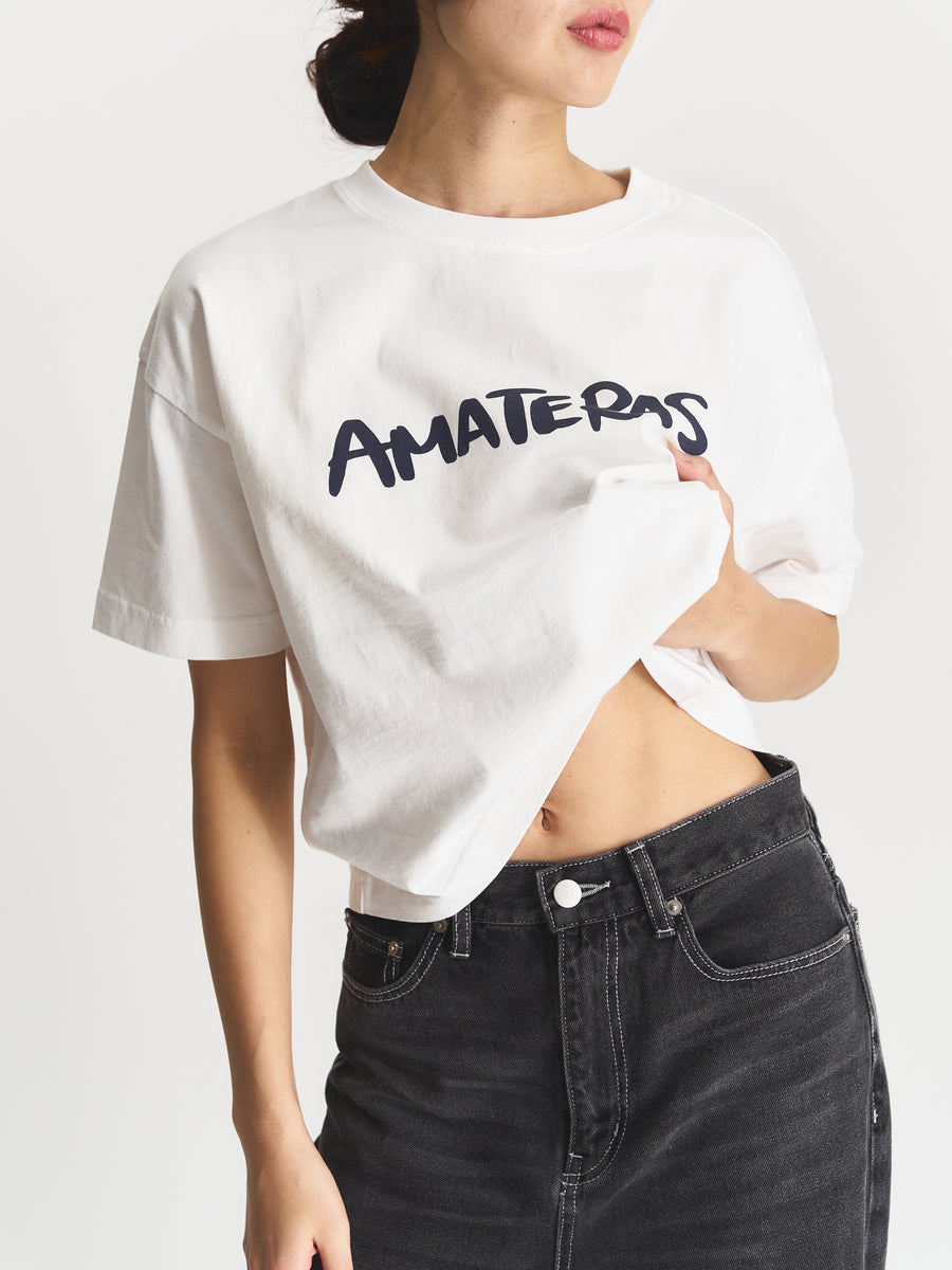 AMATERAS logo Tee / 胡粉(white)